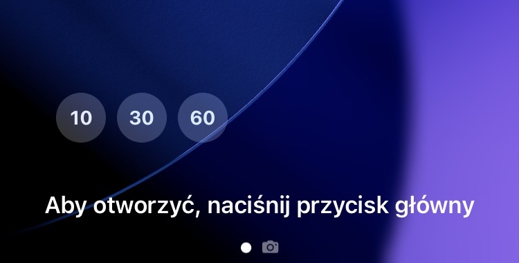 jufo quick start buttons in app and lock screen widget